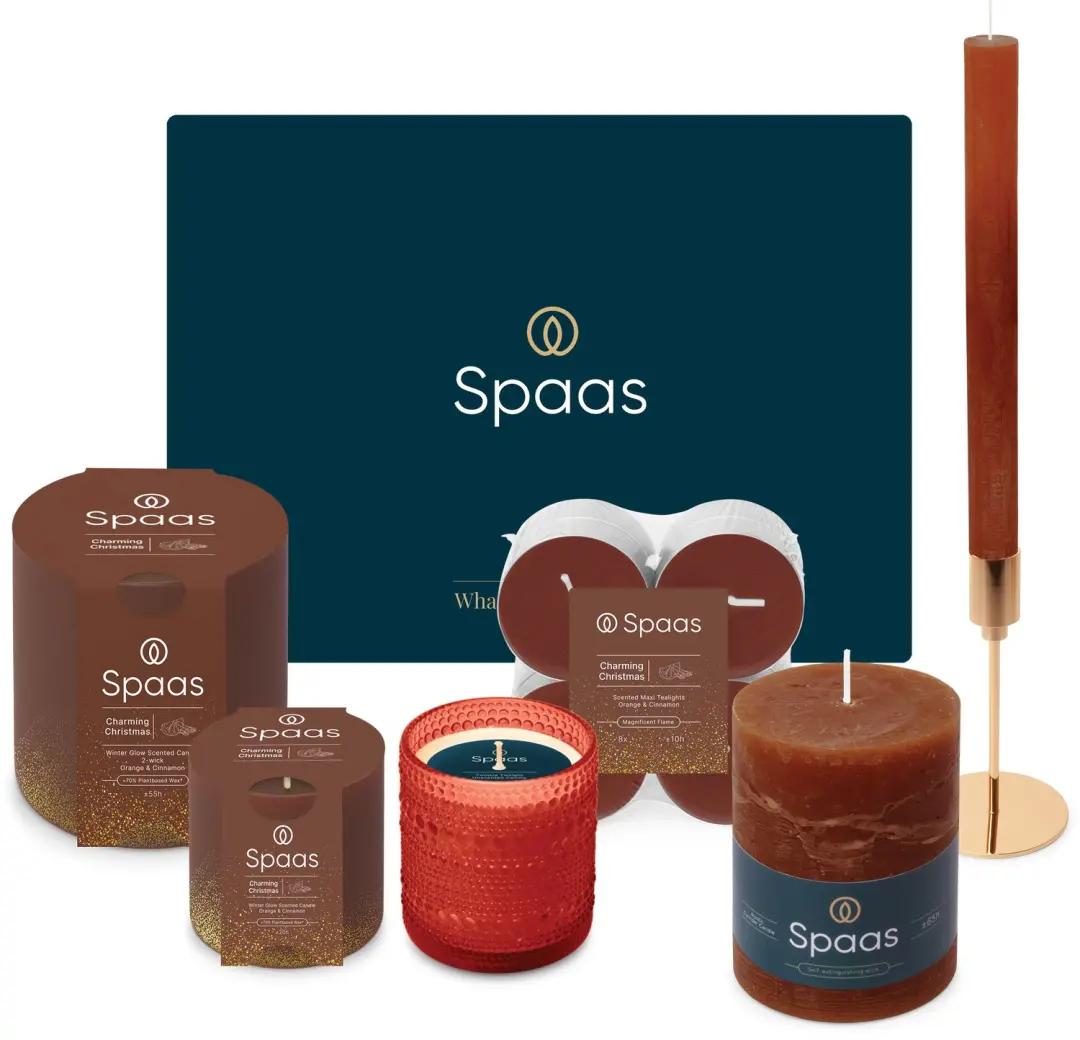 Spaas Festive Kaarsen Set