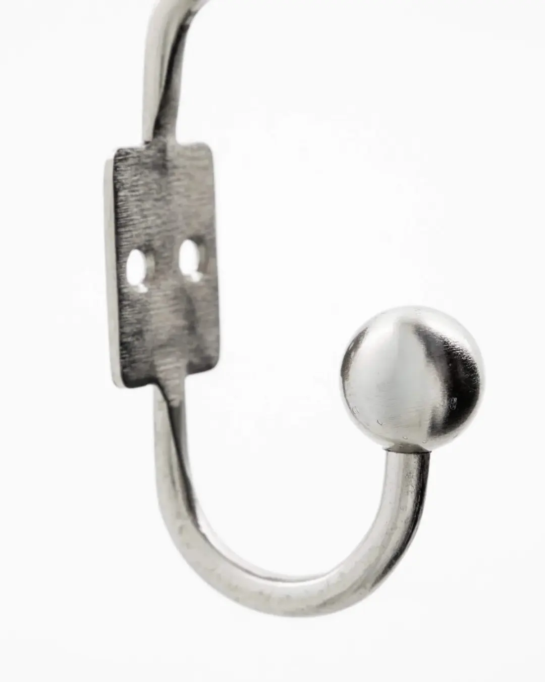 House Doctor Wandhaken Ball zilver set van 2