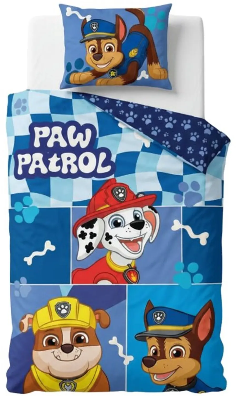 PAW Patrol Slaapkamerset Dekbedovertrek en Kussen - afbeelding 3 van 3