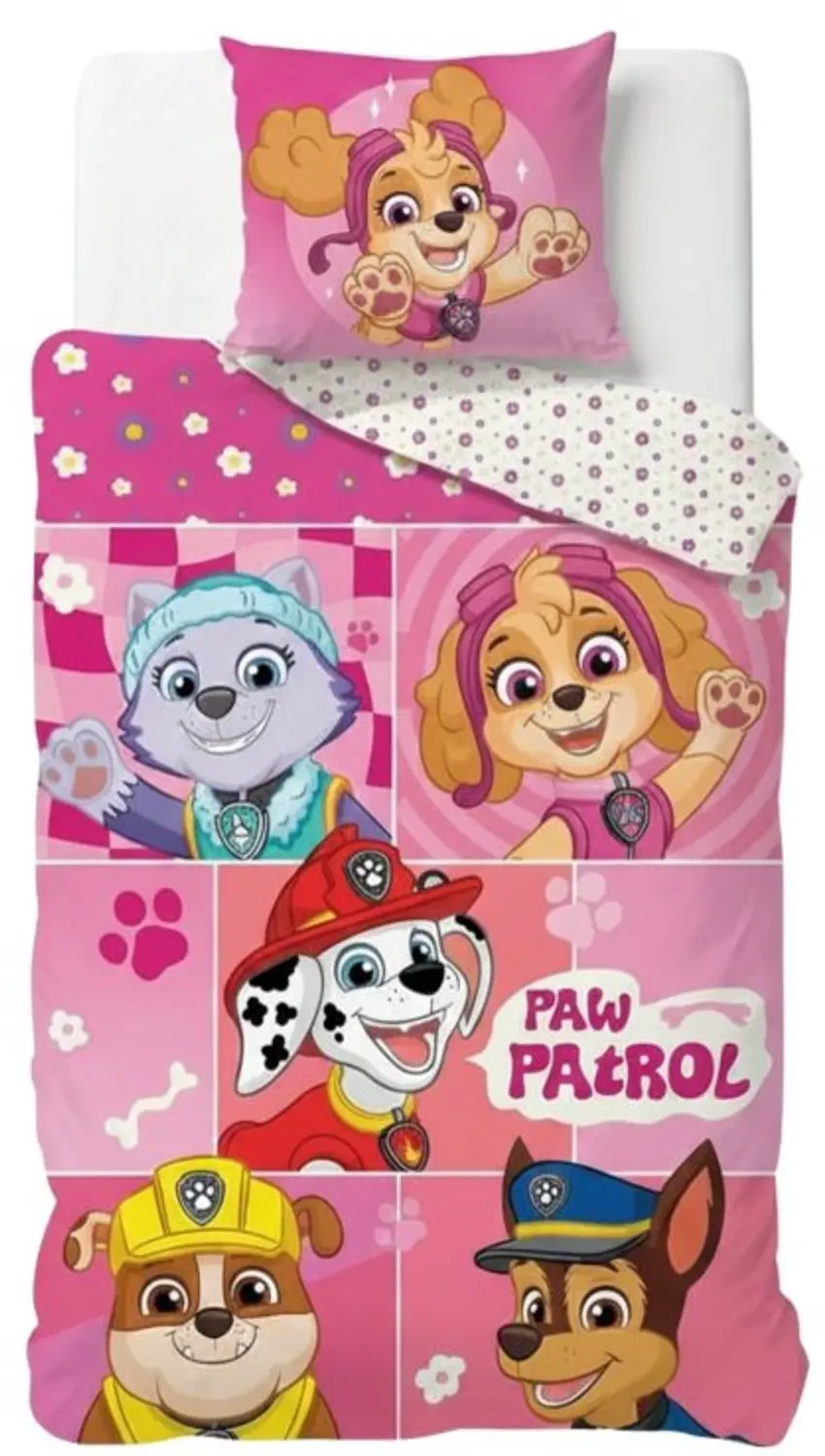 PAW Patrol Slaapkamerset - Dekbedovertrek en Hoodie Deken - afbeelding 2 van 3