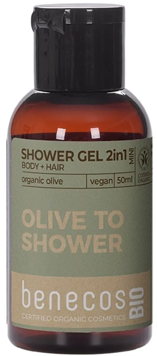 Benecos Olive 2-in-1 Body and Hair Shower Gel Mini