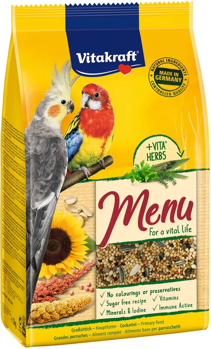 Vitakraft Valkparkiet Premium Menu 1kg