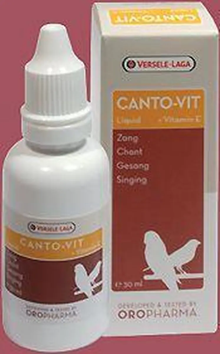 Versele-Laga Canto-Vit Liquid Vogelsupplement - 30ml - afbeelding 2 van 2