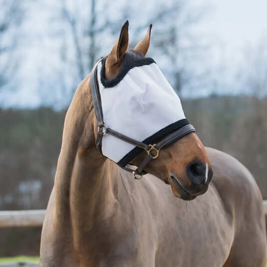 Paardenmuts met Anti-Vliegenmasker Horze
