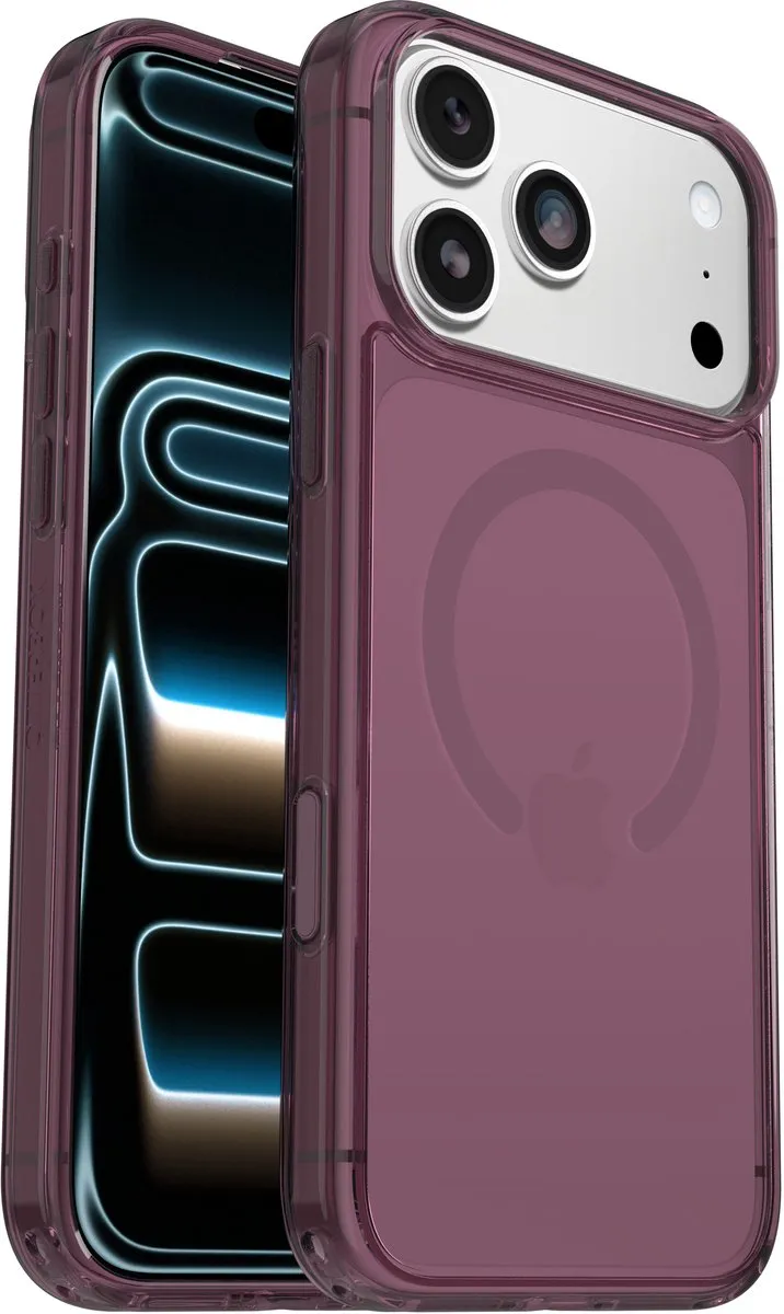 OtterBox Symmetry Clear MagSafe iPhone 17 Pro Max - Roze - 77-98872