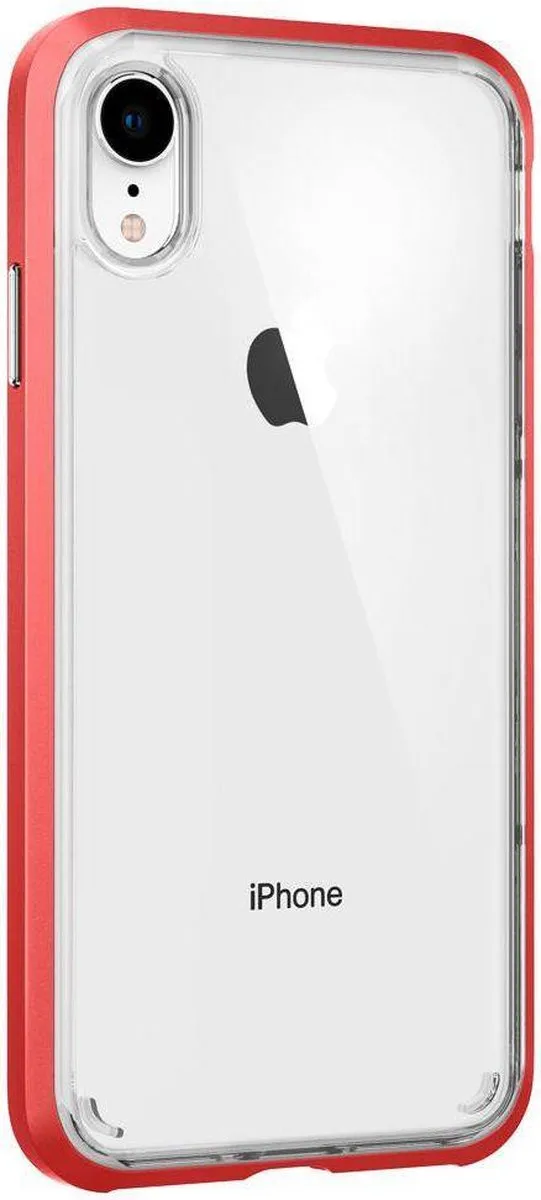 Spigen Neo Hybrid Crystal iPhone XR Case - Oranje/Transparant - afbeelding 6 van 6