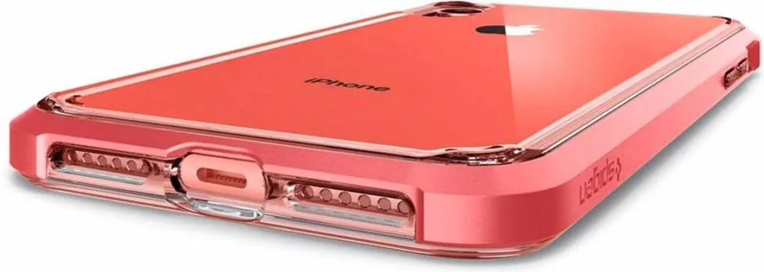 Spigen Neo Hybrid Crystal iPhone XR Case - Oranje/Transparant