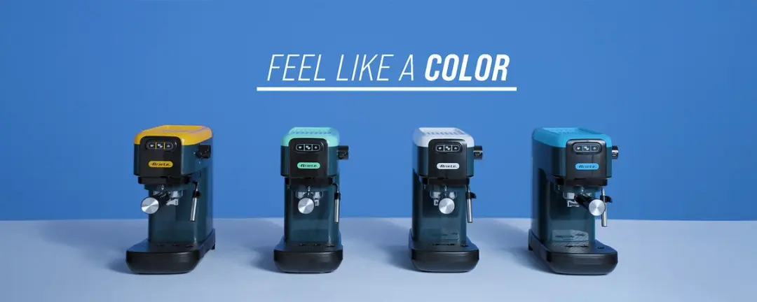Ariete Smart Slim Coffee 1399/18 Espressomachine - Sky Blue - afbeelding 2 van 6