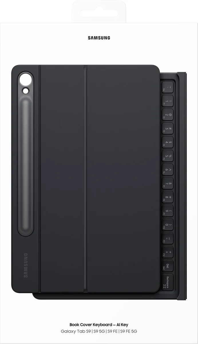 Samsung Book Cover Keyboard EF-DX725UBEGWW - Zwart - afbeelding 6 van 6
