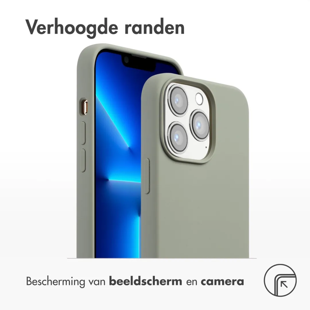 Accezz Hoesje iPhone 13 Pro - Olijfgroen MagSafe