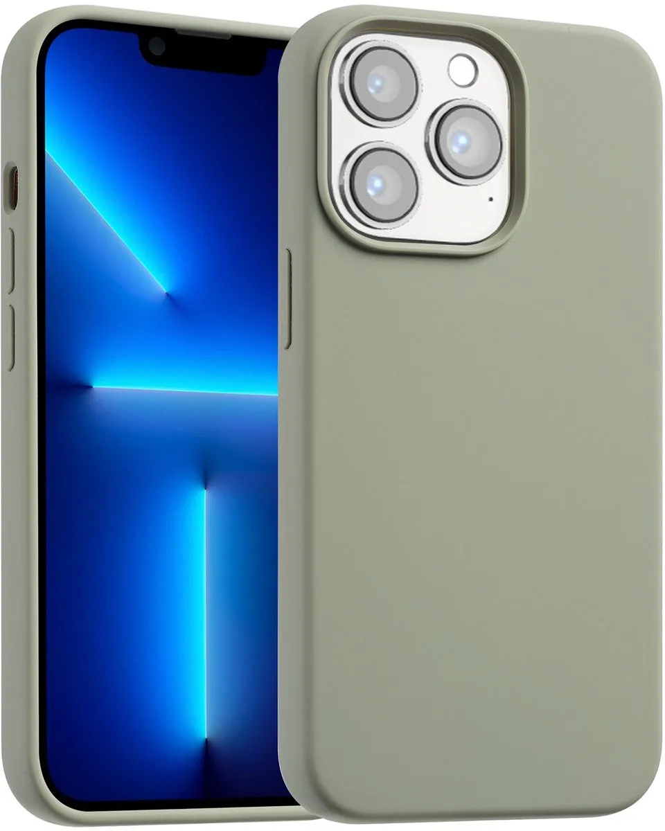 Accezz Hoesje iPhone 13 Pro - Olijfgroen MagSafe