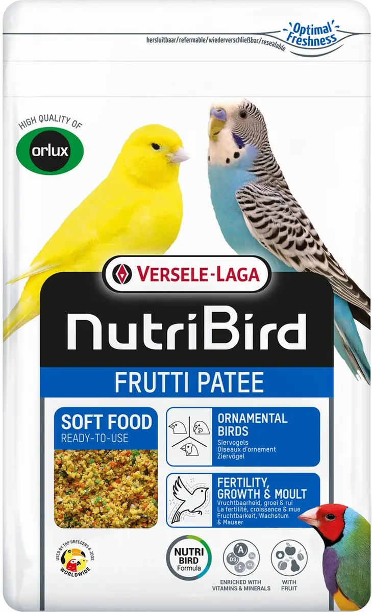 Versele-Laga Nutribird Frutti Patee - Vogelvoer - 5kg - afbeelding 3 van 3