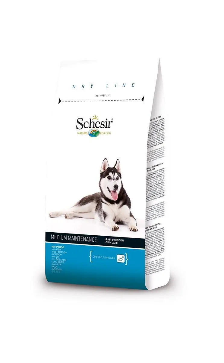 Schesir Hond Dry Maintenance Medium Vis 12kg - afbeelding 4 van 5