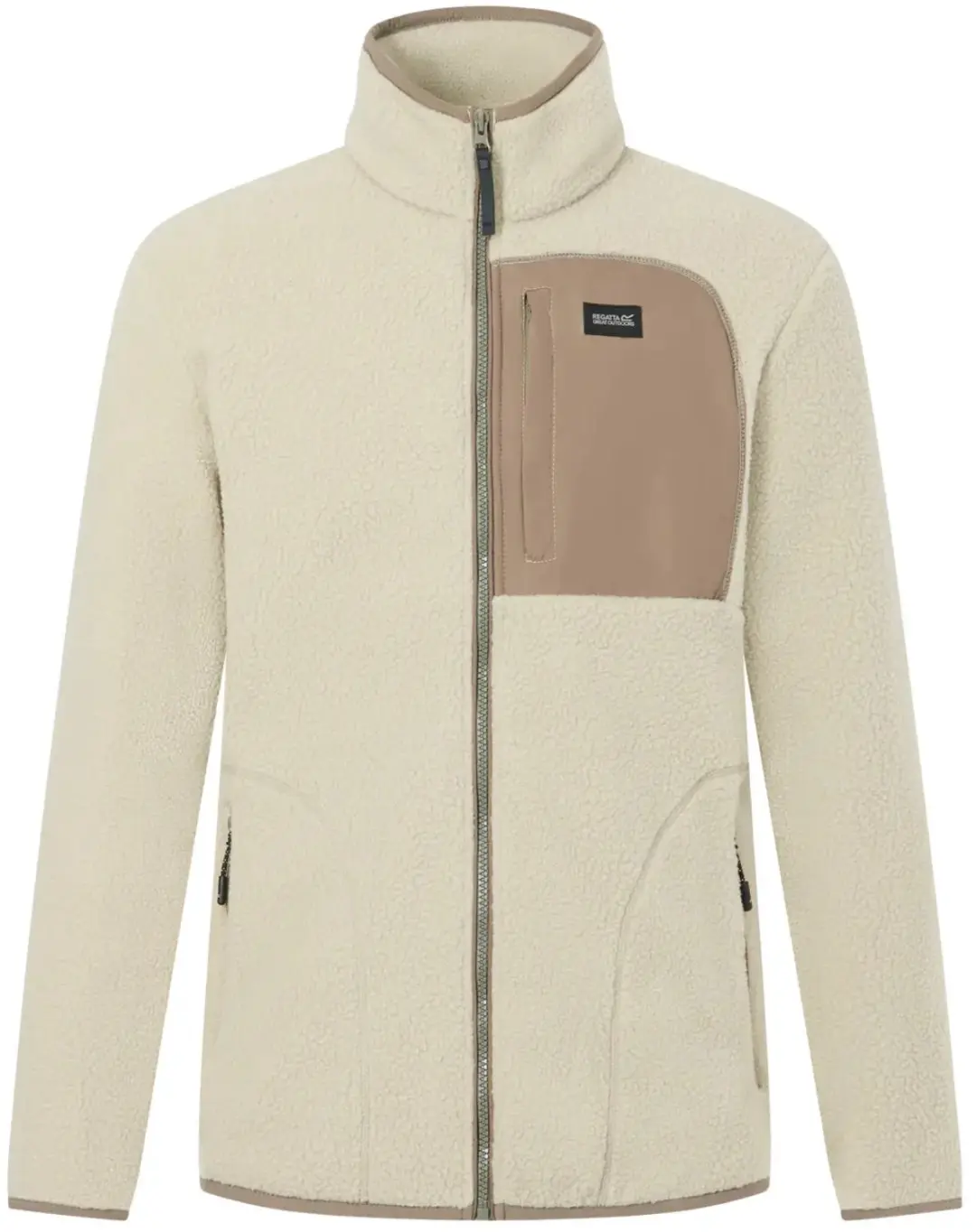 Regatta Frankie Borg Fleece Met Volledige Rits Wit M Man