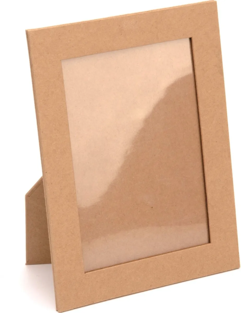 Glorex Hobby Kartonnen Fotolijst 2x - 17x22cm - Bruin