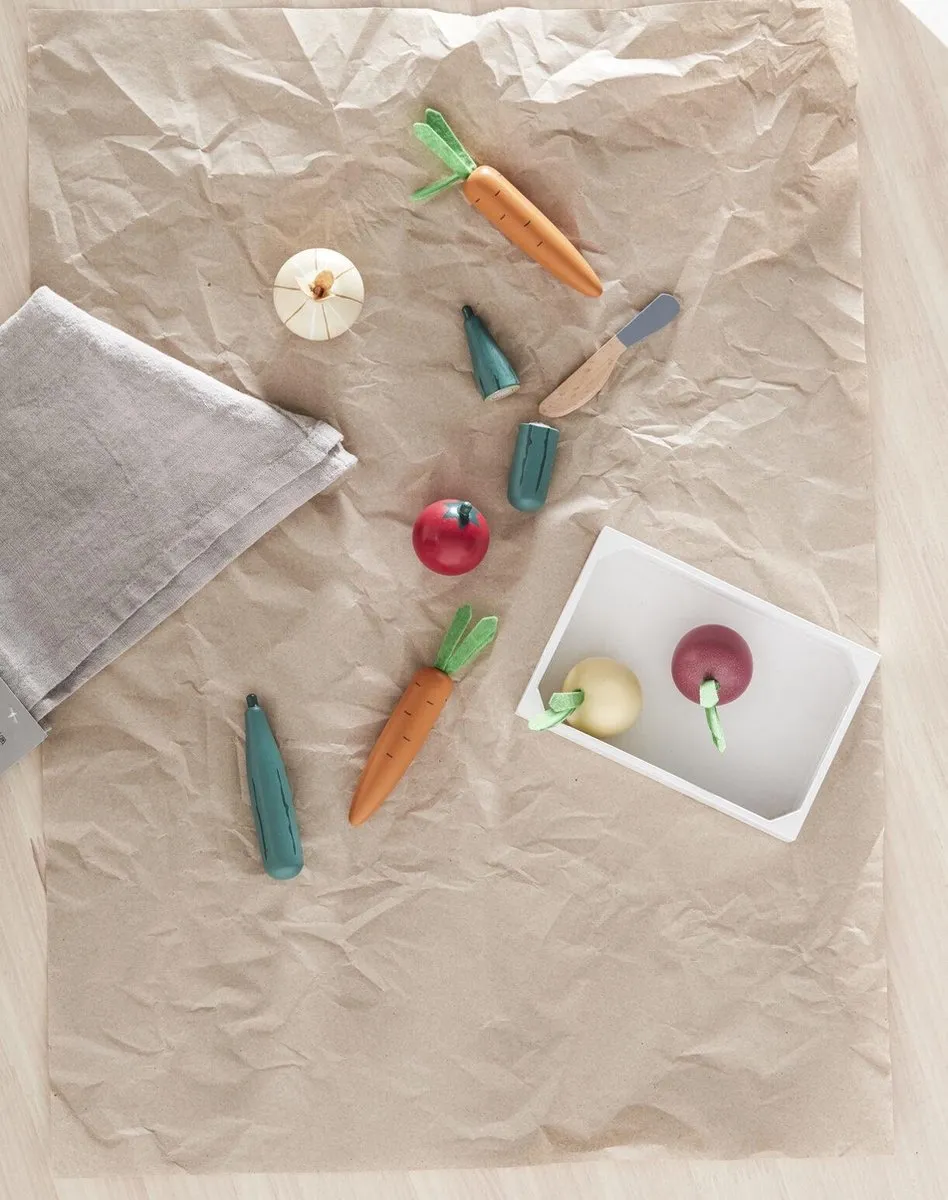 Kids Concept Groentenkistje Mix - 9 Stuks