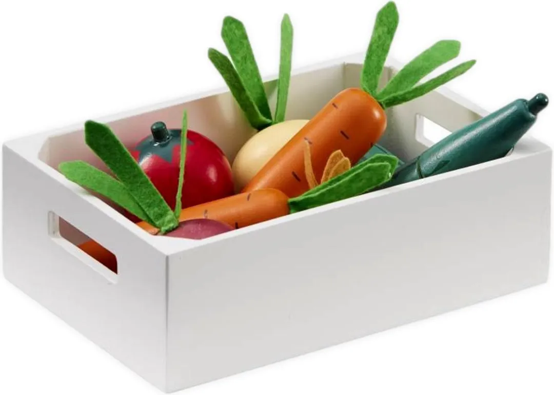 Kids Concept Groentenkistje Mix - 9 Stuks