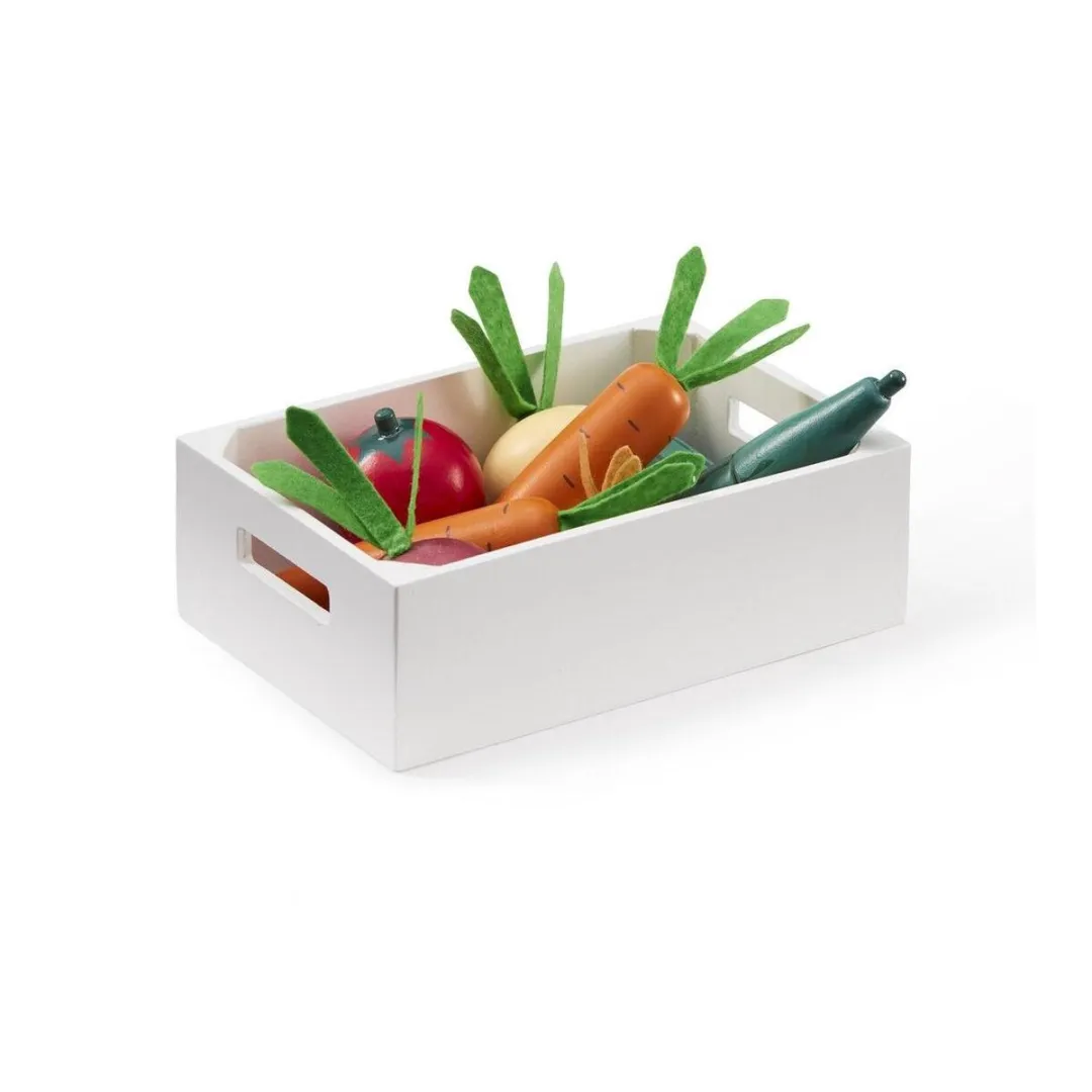 Kids Concept Groentenkistje Mix - 9 Stuks