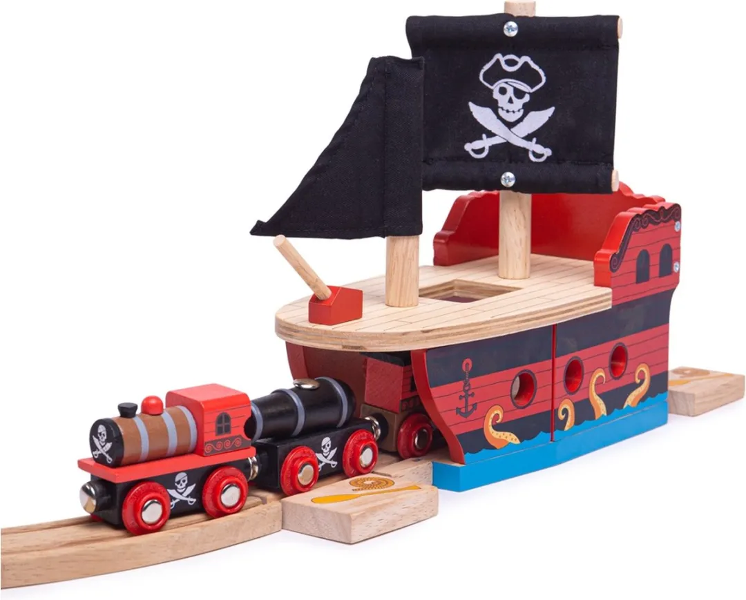 BIGJIGS Piratenboot Treinbaanonderdeel BJT258