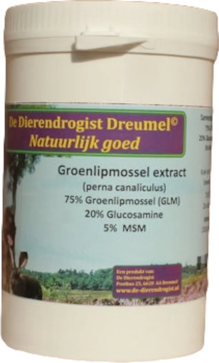 Dierendrogist Groenlipmossel Extract 500ml