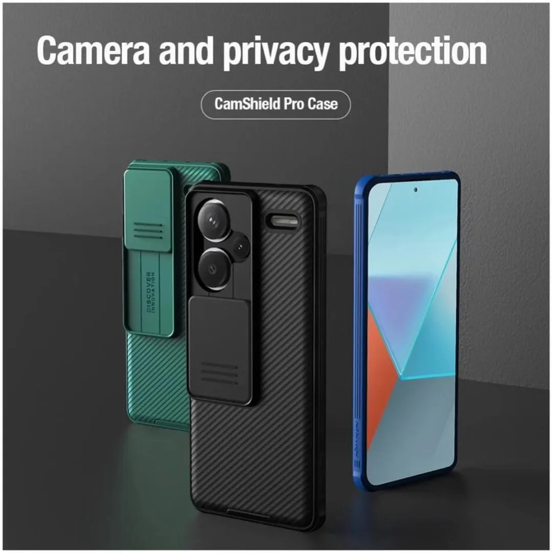 Nillkin CamShield Hoesje Xiaomi Redmi Note 13 Pro+ - Groen