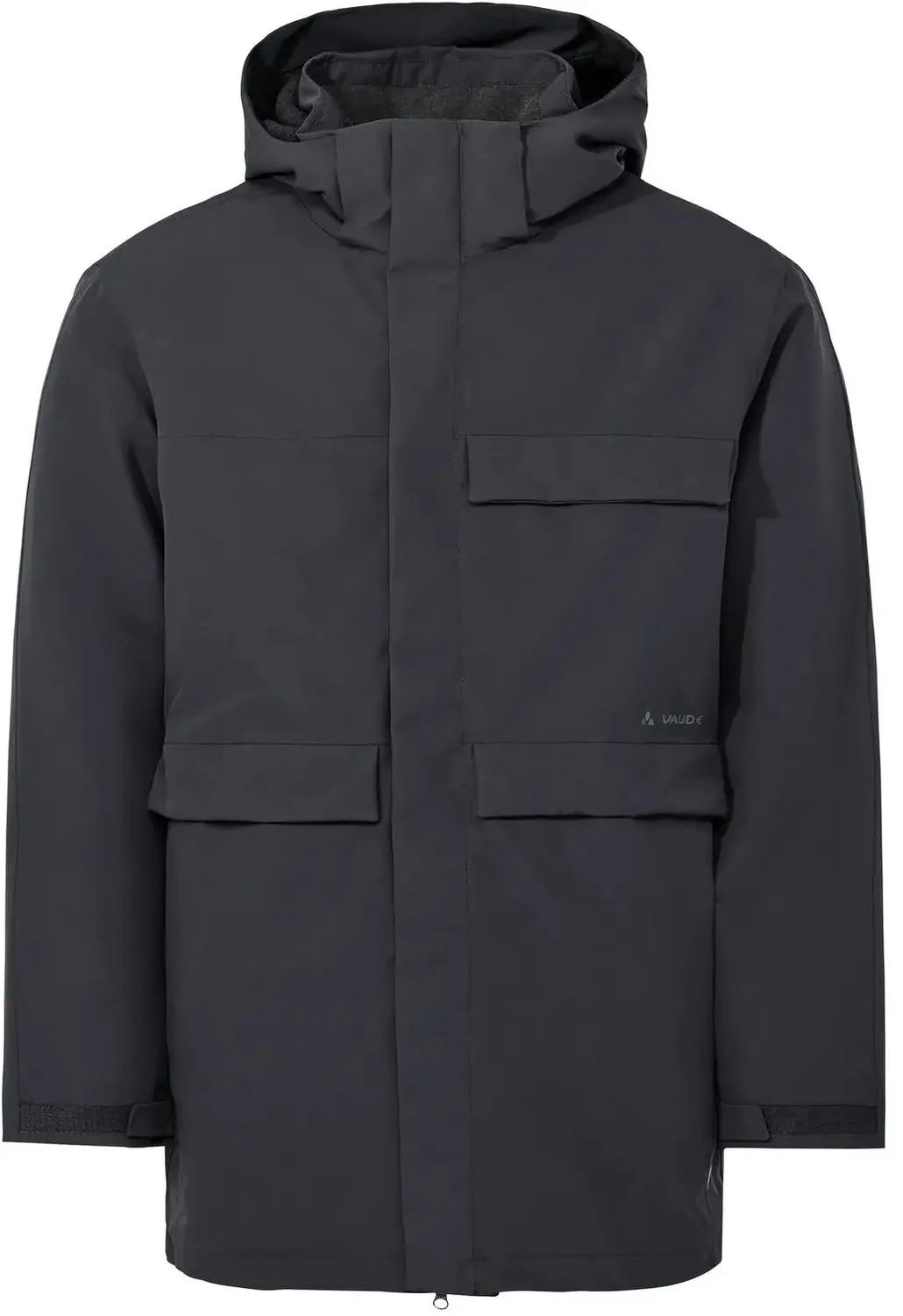 Vaude Idris Wool-lined Parka Zwart M Man