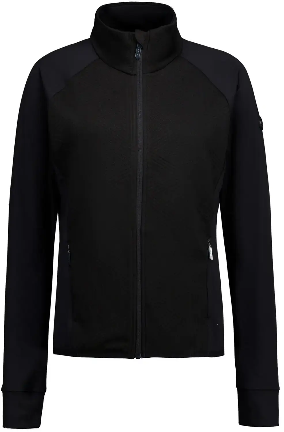 Luhta Aisaniemi Damesfleece met Rits - Zwart - afbeelding 3 van 6