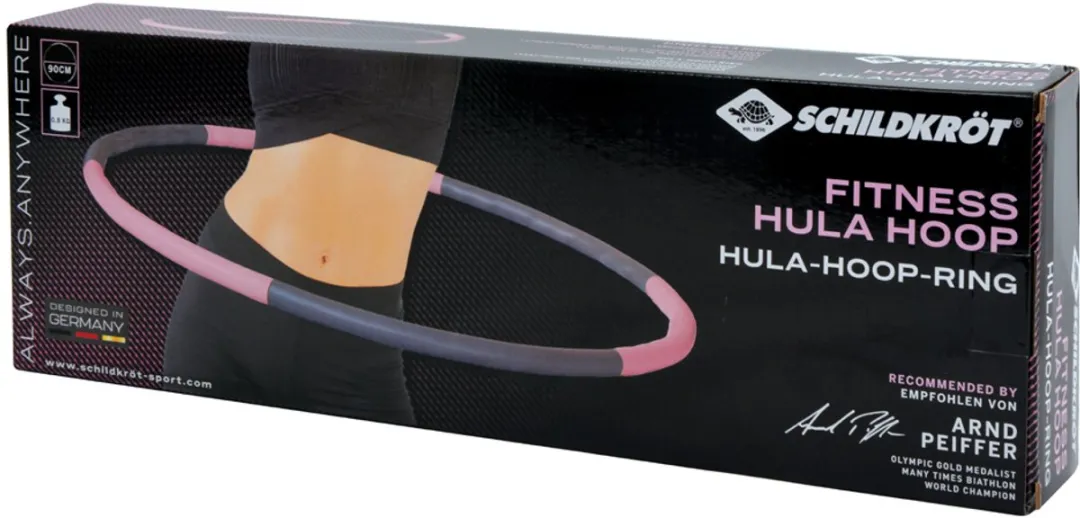 Schildkröt Wave Hula Hoep 90cm - Pink/Grijs