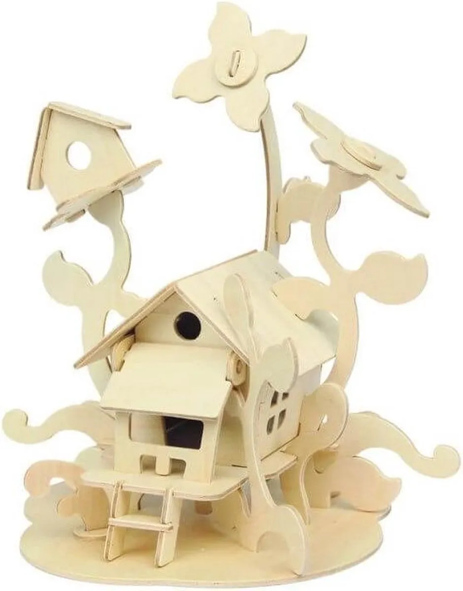 Marabu Kids 3D Puzzel Feeën Huis 23x21cm - 43 Stuks