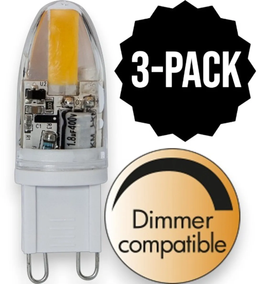 Star Trading Capsule Steeklampje G9 1.8W