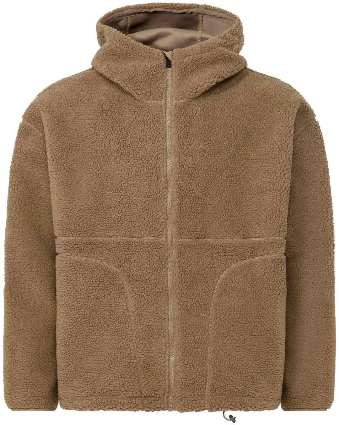Vaude Manukau IV Hooded Fleece - Kaki - afbeelding 3 van 6