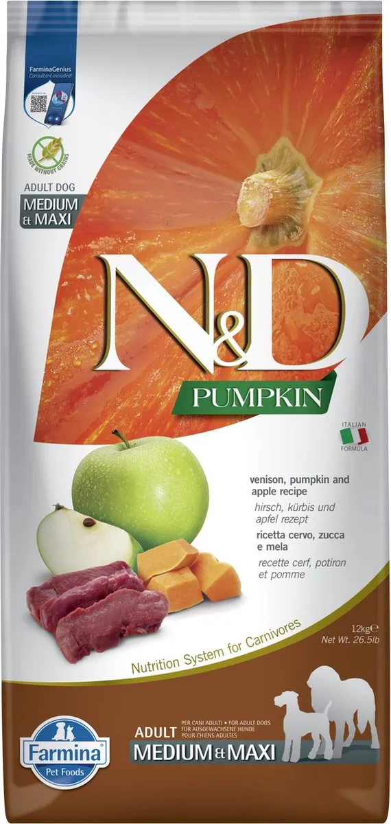 Farmina N&D Pumpkin Hert & Appel Adult