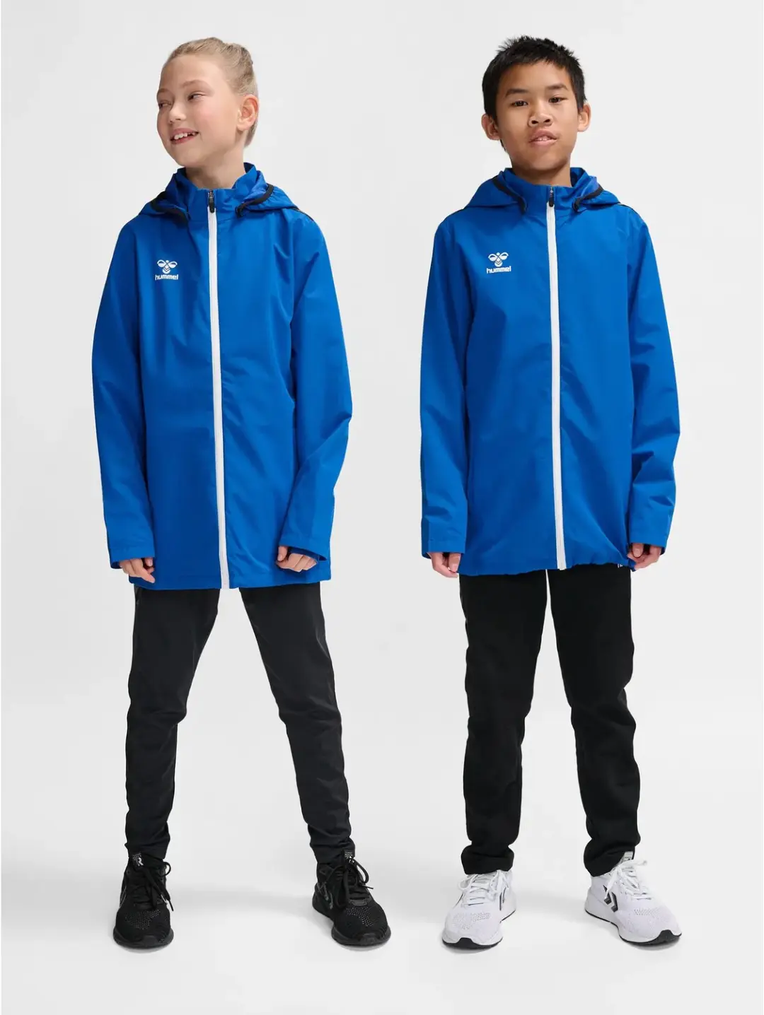 Hummel Authentic Waterdicht Kinderjack - Echt Blauw - 152 - afbeelding 2 van 2