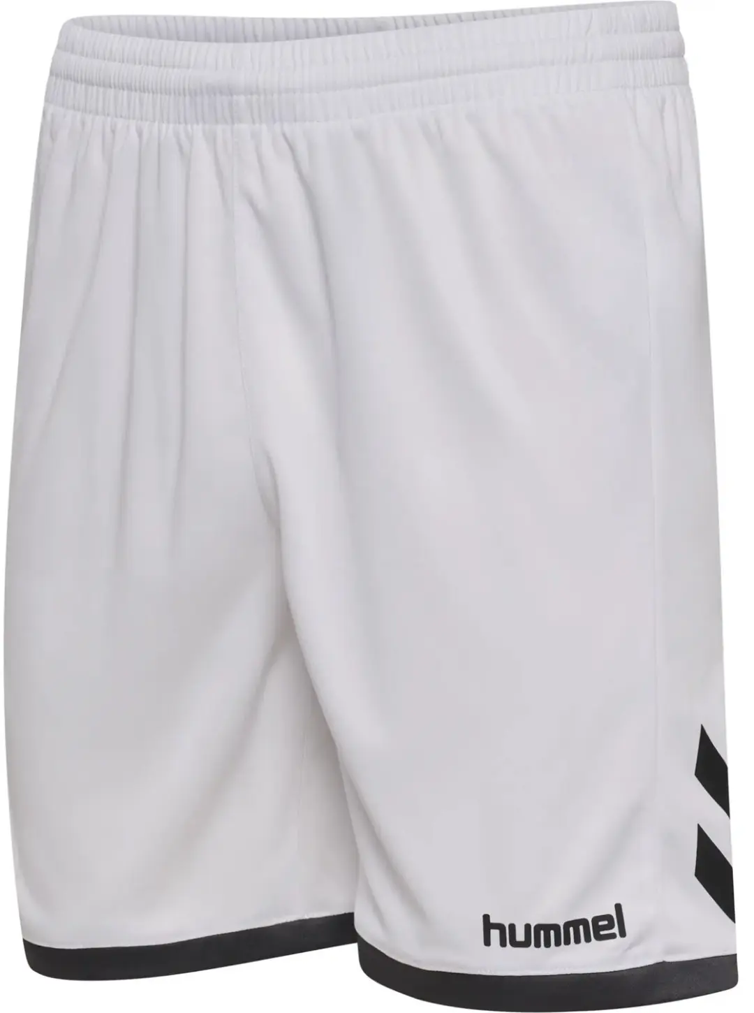 Hummel Blaze Club 26 Polyester Shorts - Wit/Asfalt - afbeelding 3 van 4
