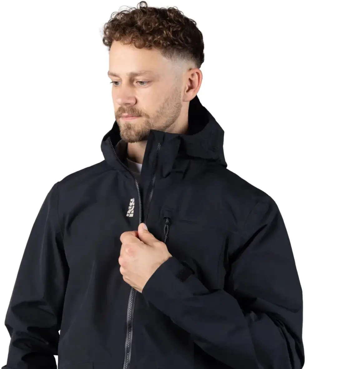 iXS AW 1.0 Gelaagde Waterdichte Jas - Zwart - afbeelding 4 van 6