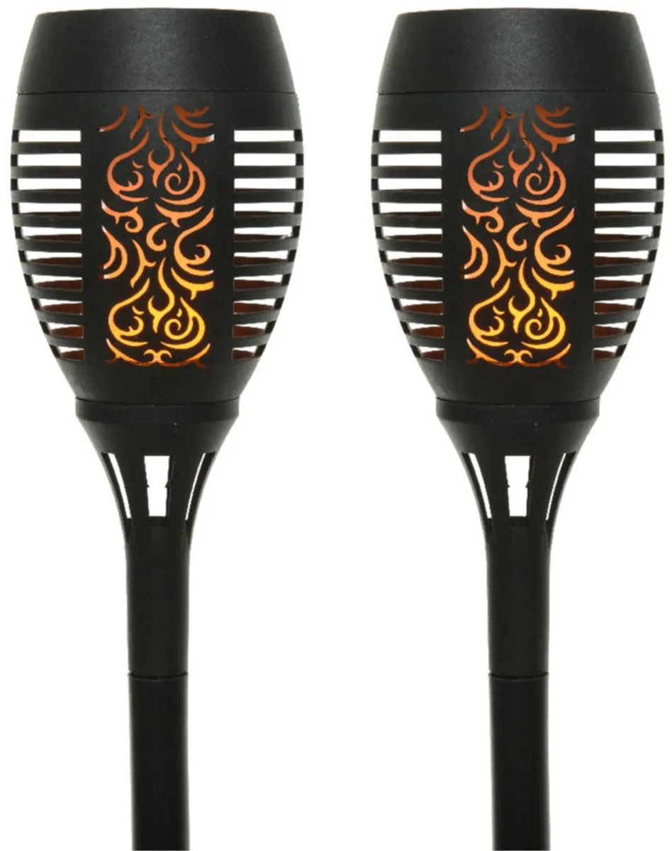 Lumineo Solar Tuinlampen 8 Stuks - Zwart