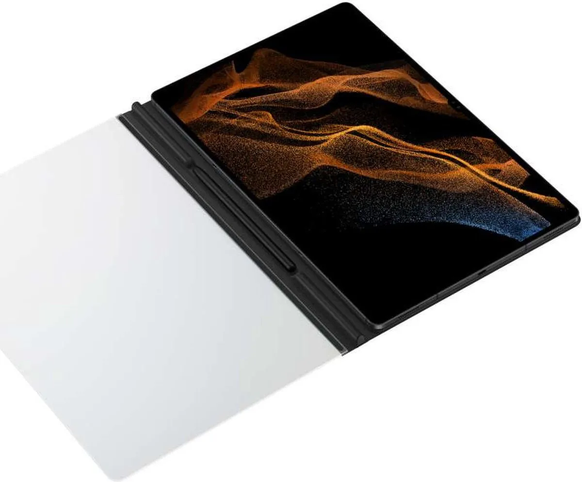 Samsung Galaxy Tab S8 Ultra Note View Cover - Zwart