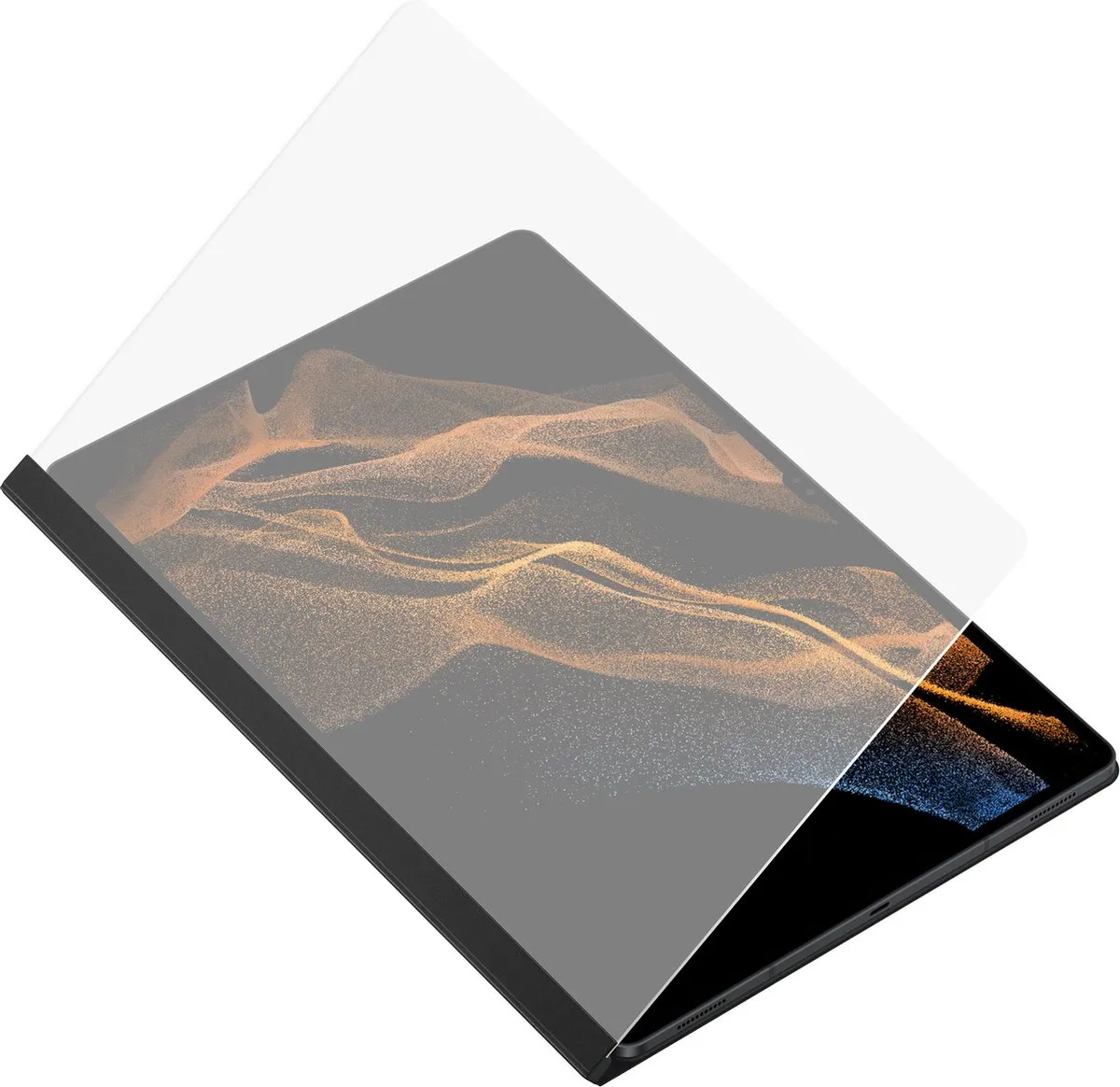 Samsung Galaxy Tab S8 Ultra Note View Cover - Zwart