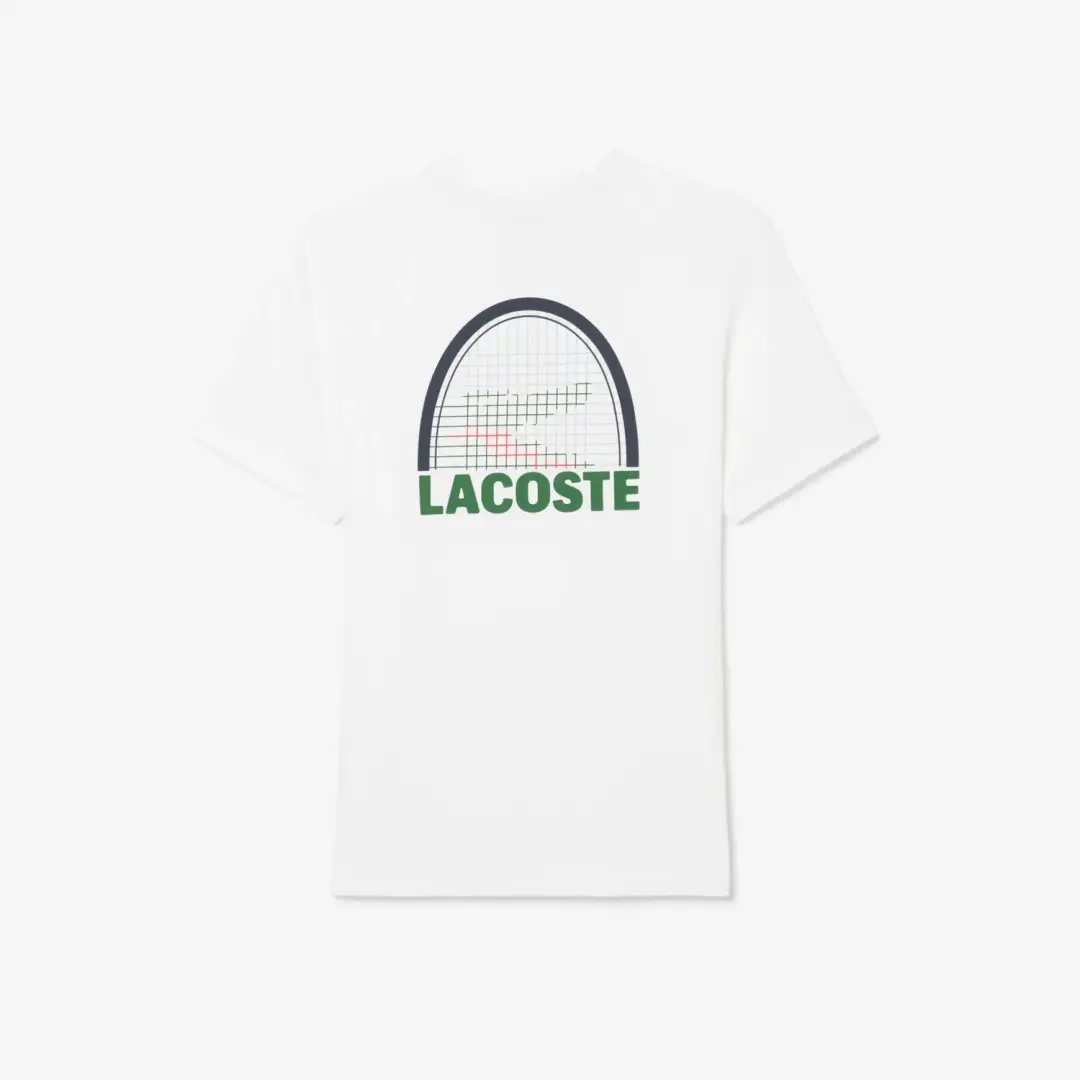 Lacoste Daniil Medvedev T-shirt - Wit - S - afbeelding 2 van 6