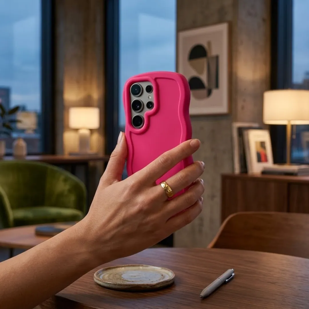 NUVEX Siliconen Hoesje Set Samsung Galaxy S25 Ultra - 6 Stuks - Mintgroen/Zwart/Roze