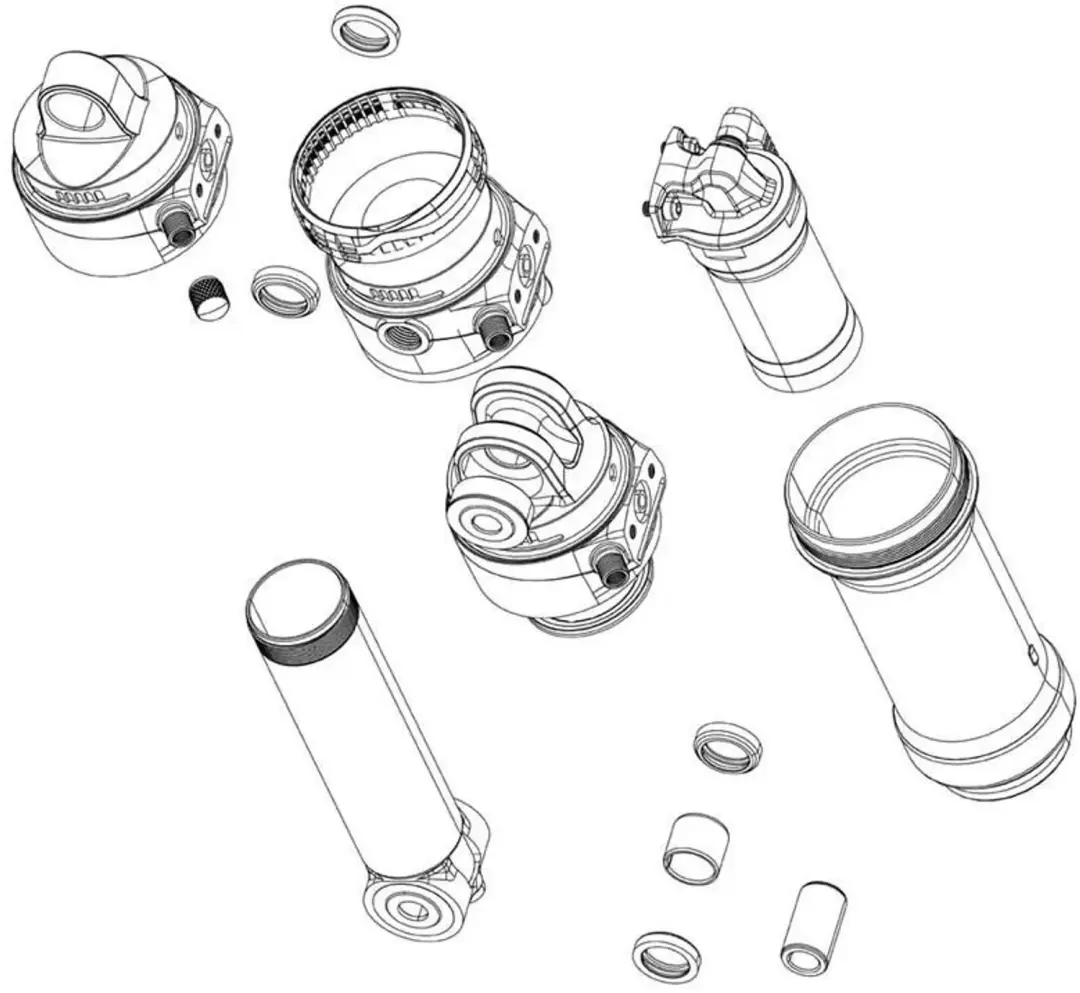 Rockshox Super Deluxe Coil B1+ 2023+ 57.5 Mm Achterdemper Veerweg Verandering Se