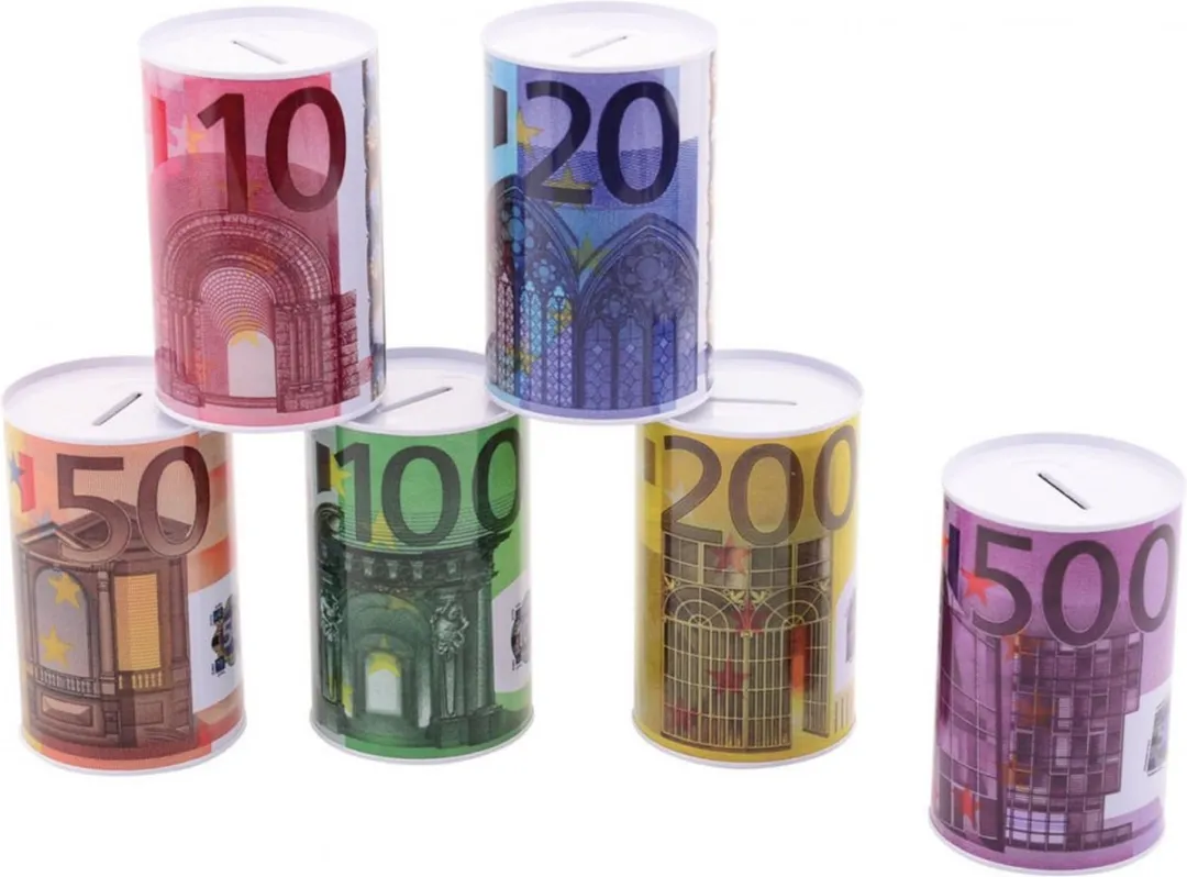 Johntoy Spaarpot Geel - 200 euro biljet - 8x15cm