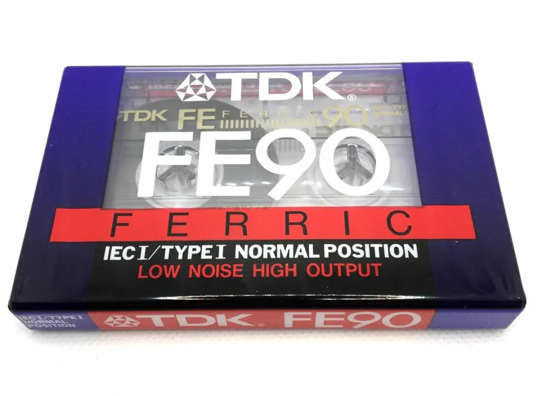 Audio Cassette Tape TDK FE 90 FERRIC normaal Position type I