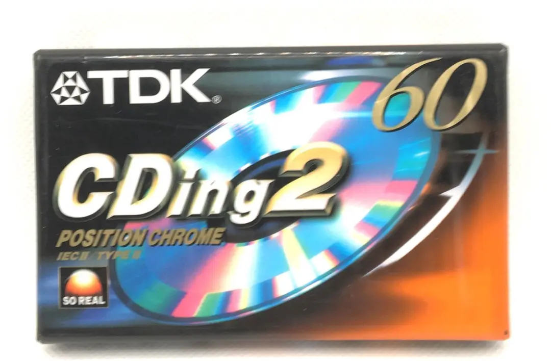 TDK CDing2 60 position chrome Cassettebandje