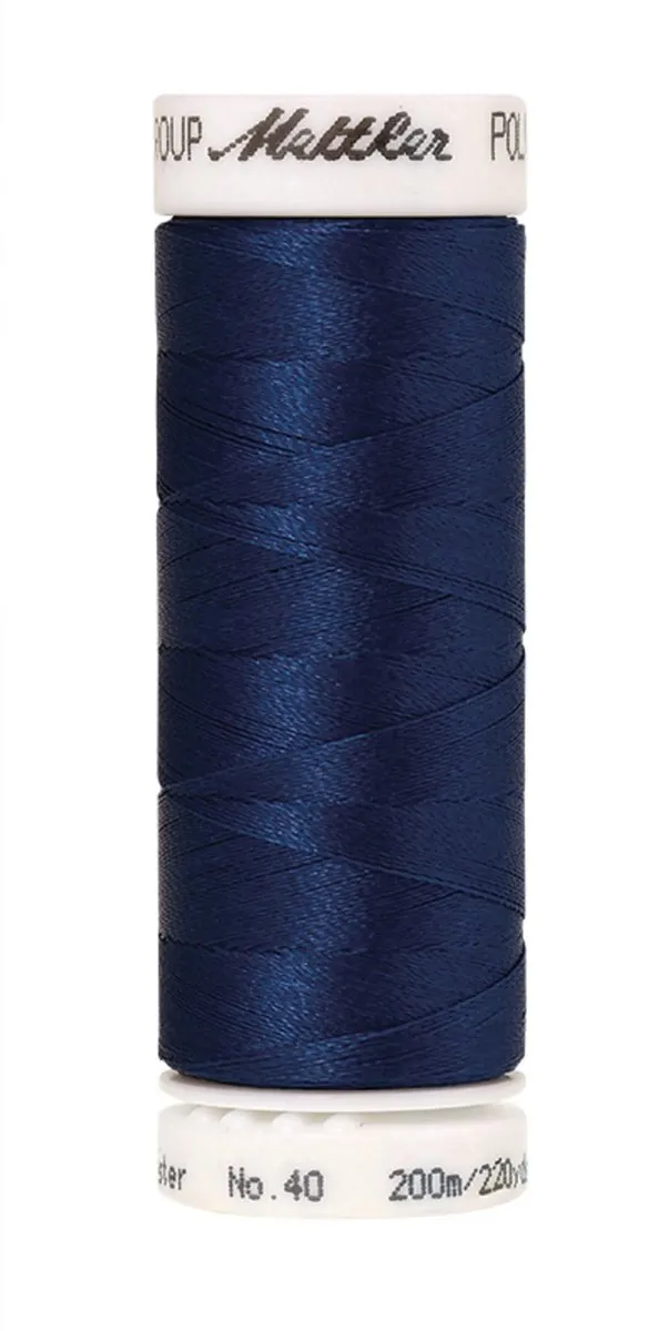 Amann Mettler Polysheen Borduurgaren 3622 - Blauw - 200m