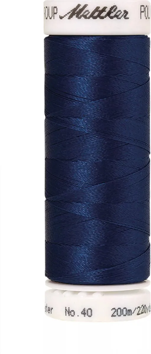Amann Mettler Polysheen Borduurgaren 3622 - Blauw - 200m