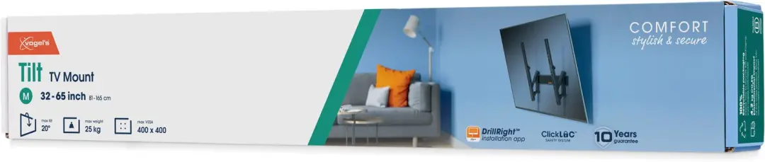 Vogel's COMFORT 4415 M Kantelbare TV-beugel - 32-65 inch - afbeelding 6 van 6