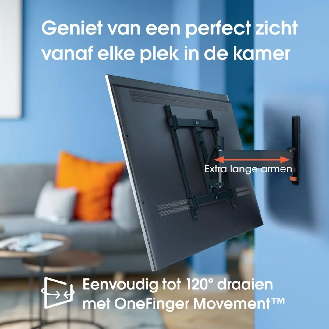 Vogel's COMFORT TVM 4425 M Draaibare tv-beugel - Zwart - afbeelding 3 van 6