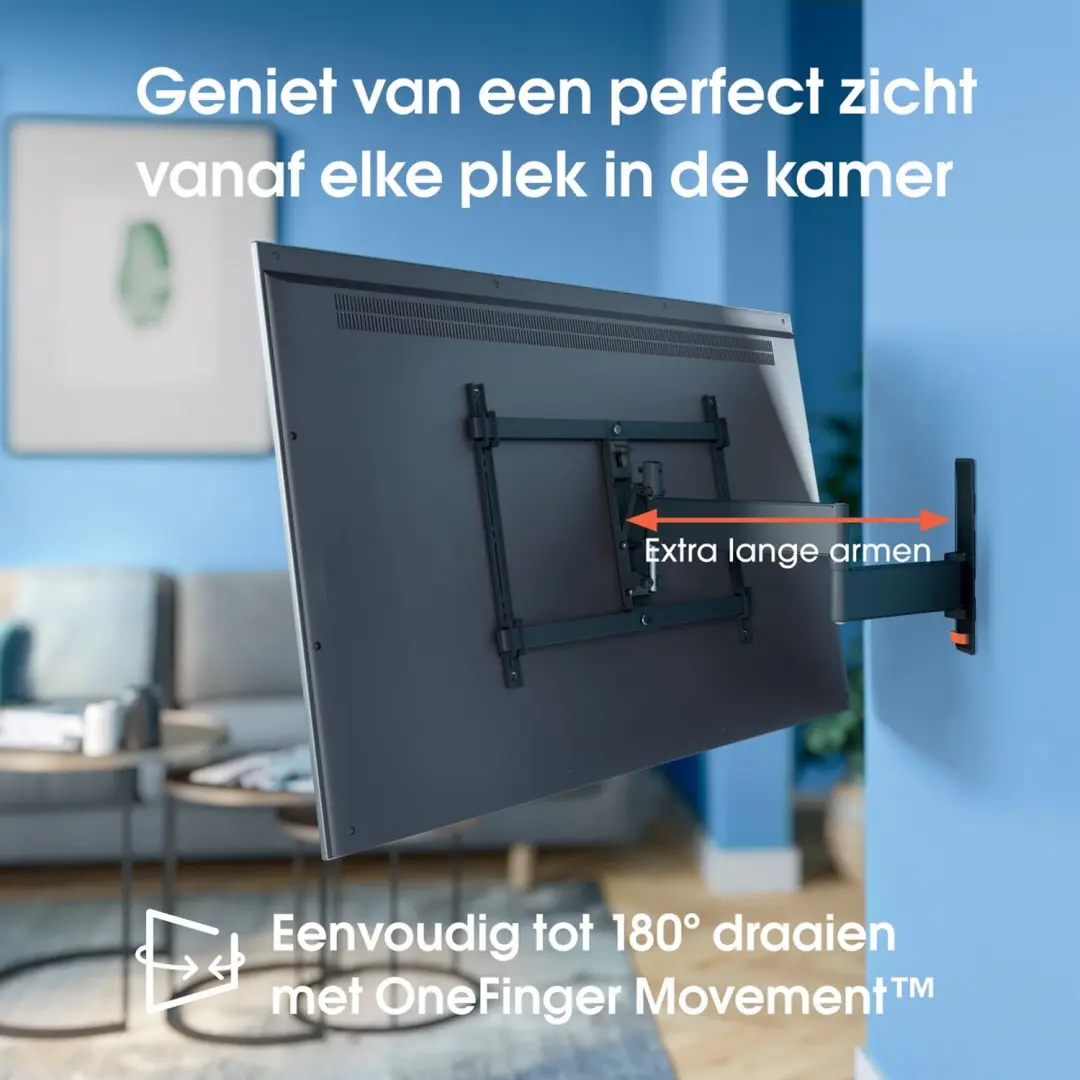 Vogel's COMFORT 4645 L TV-beugel 40-77 inch - Zwart - afbeelding 5 van 6