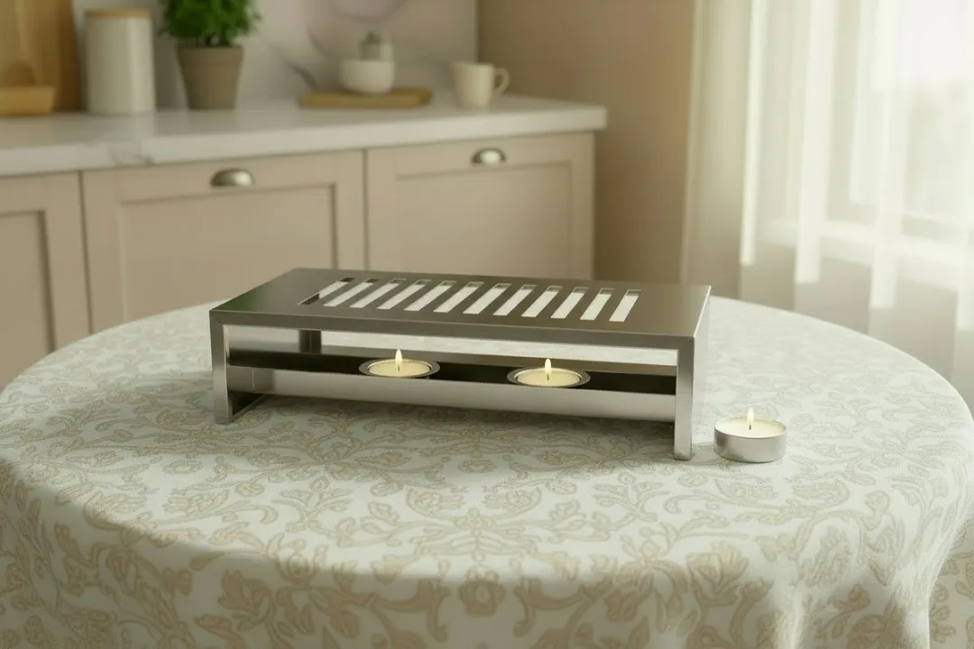 Cosy&Trendy Warmhoudplaat RVS - 26x15cm - Grijs - afbeelding 6 van 6